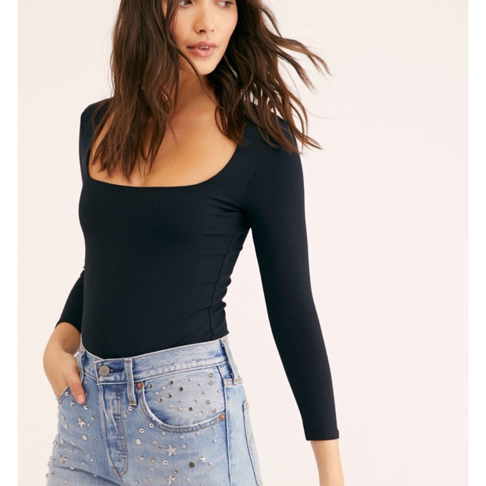Free People Truth or Square Bodysuit
